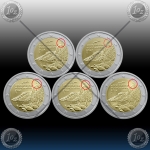 5 x 2 EVRO NEMČIJA (A,D,F,G,J) 2024 "Mecklenburg-Vorpommern" UNC